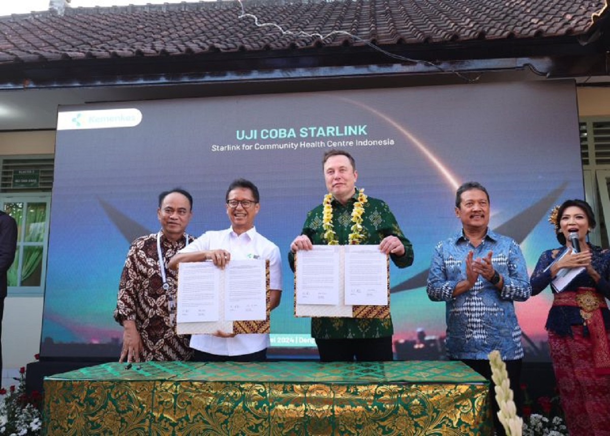 The Indonesian government aims for the Starlink Network to cover 7,000 Community Health Centers in Indonesia