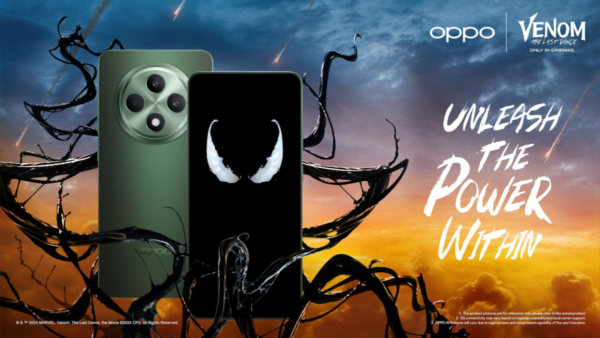 La serie OPPO Reno12 F collabora con l'ultimo film Venom